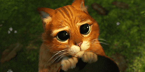 Puss in Boots pleading eyes